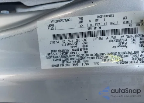 2014 Ford Focus S z USA, uszkodzony, nr VIN 1FADP3E29EL277928